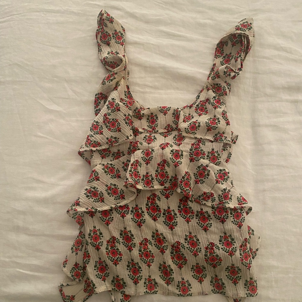 Club Monaco XS Floral Tank